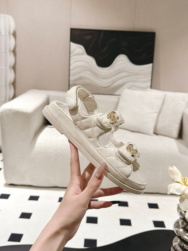 cc 25p sandalo dad in pelle crema 237558