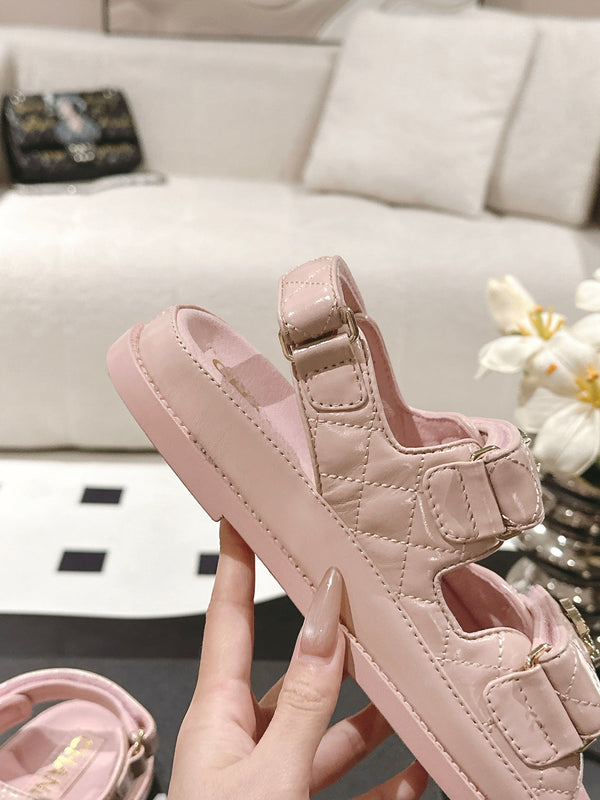 cc 25p sandalo dad in pelle rosa 237561