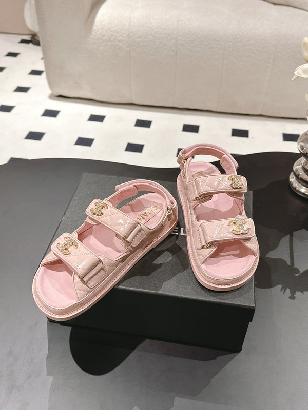 cc 25p sandalo dad in pelle rosa 237561