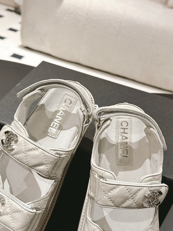 cc 25p sandalo dad in pelle grigia 237564