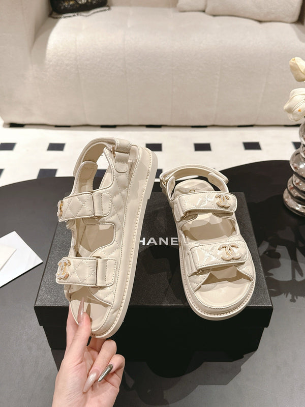 cc 25p logo con sandalo perla pelle crema 237593