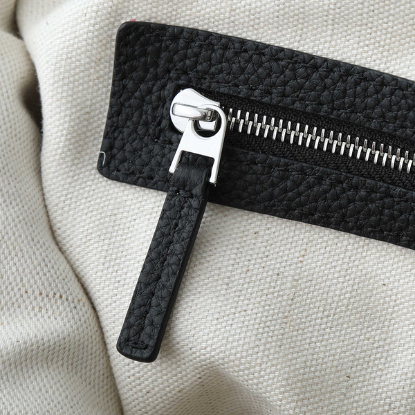 BV 25S DIAGO HOBO 39 IN PELLE DI BOVINA GRANULATA NERA