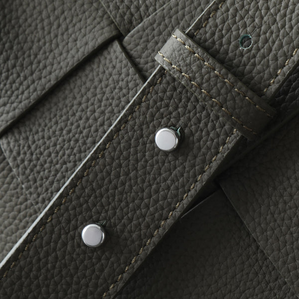 BV 25S DIAGO HOBO 39 IN PELLE DI BOVINA COLOR OLIVA MOLTO PROFONDA