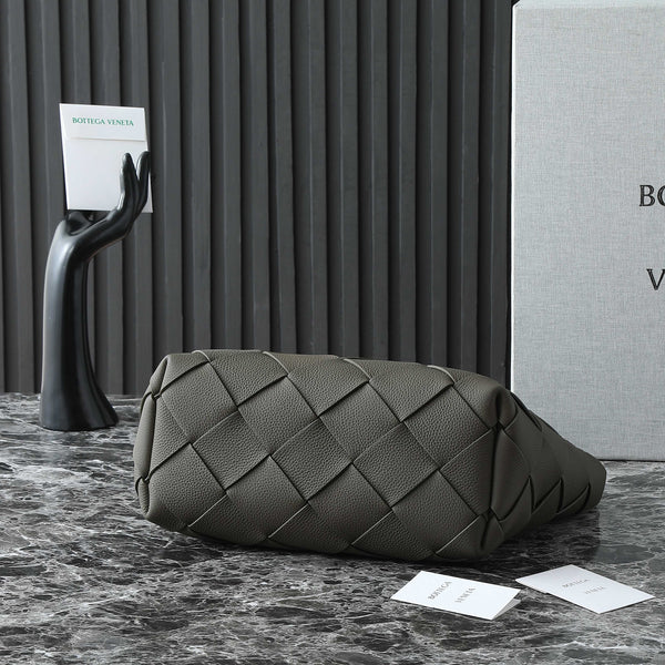 BV 25S DIAGO HOBO 39 IN PELLE DI BOVINA COLOR OLIVA MOLTO PROFONDA