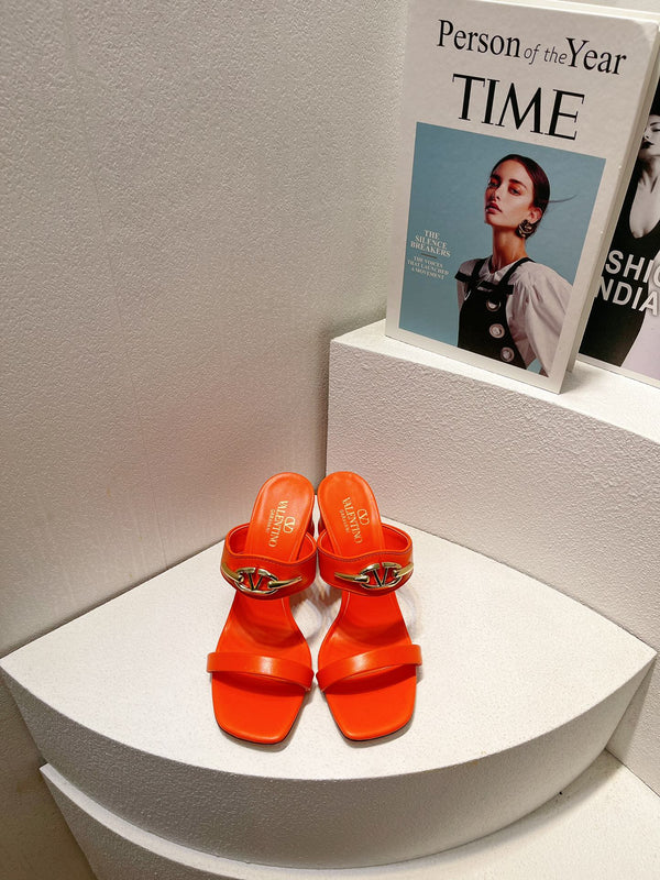 VT Heeled Sandal Fire Cowhide 292881