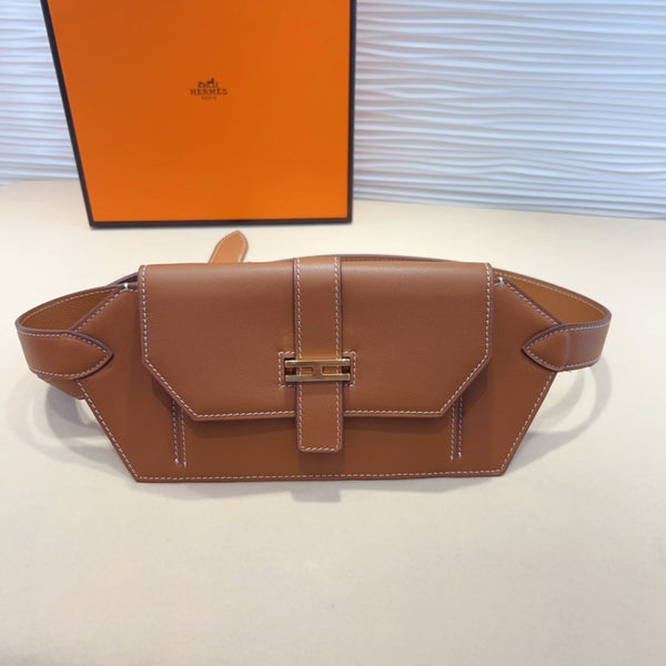 elan pocket 30 belt brown bag