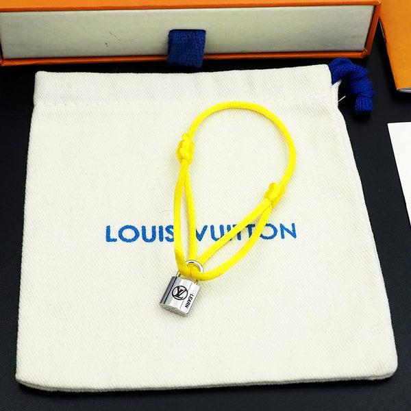 Silver Lockit Bracelet Yellow