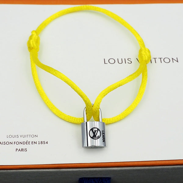 Silver Lockit Bracelet Yellow