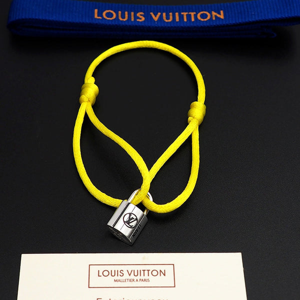 Silver Lockit Bracelet Yellow