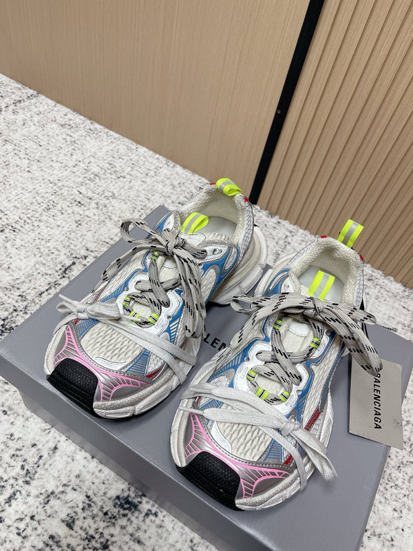 Balenciaga Sneaker Mesh Lace-up Mutilcolor Fabric 534177