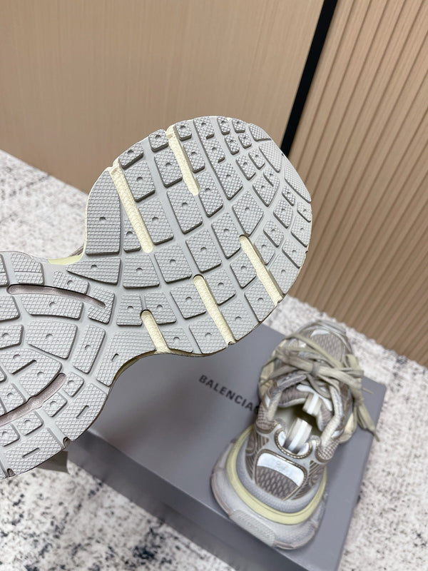 Balenciaga Sneaker Mesh Lace-up Gray Fabric 534179