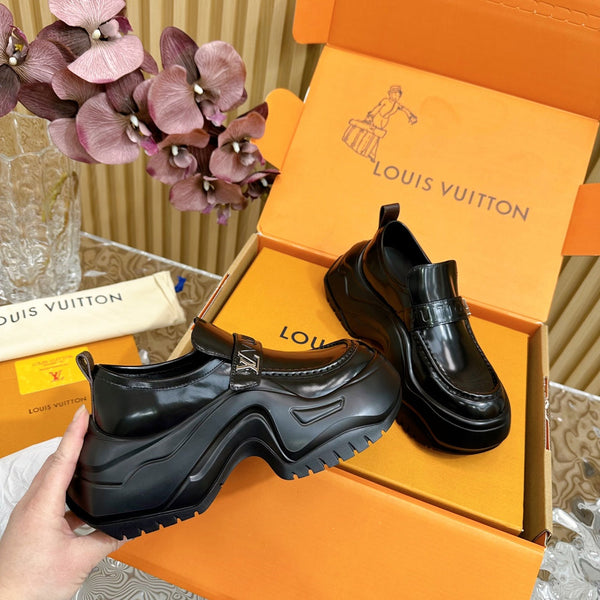 LV Archlight 2.0 Platform loafers 50mm Black Cowhide