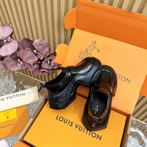 LV Archlight 2.0 Platform loafers 50mm Black Cowhide