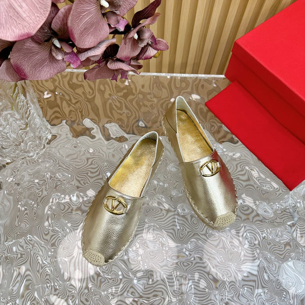 Vlogo Loafer Gold Leather