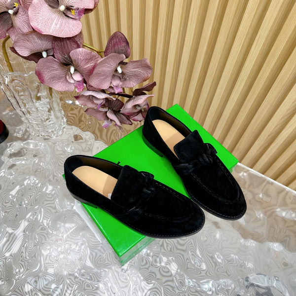 BV Astaire Loafer Black Suede 925616