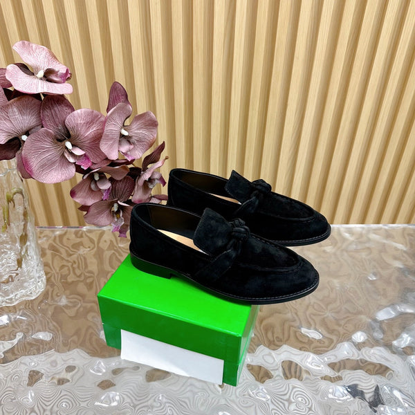 BV Astaire Loafer Black Suede 925616