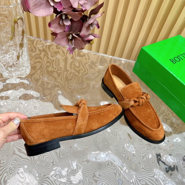 BV Astaire Loafer Gold Suede 925618