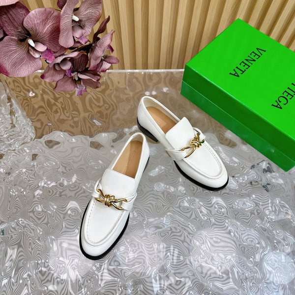 Mocassino BV Astaire in pelle di agnello bianca Ghw 925635