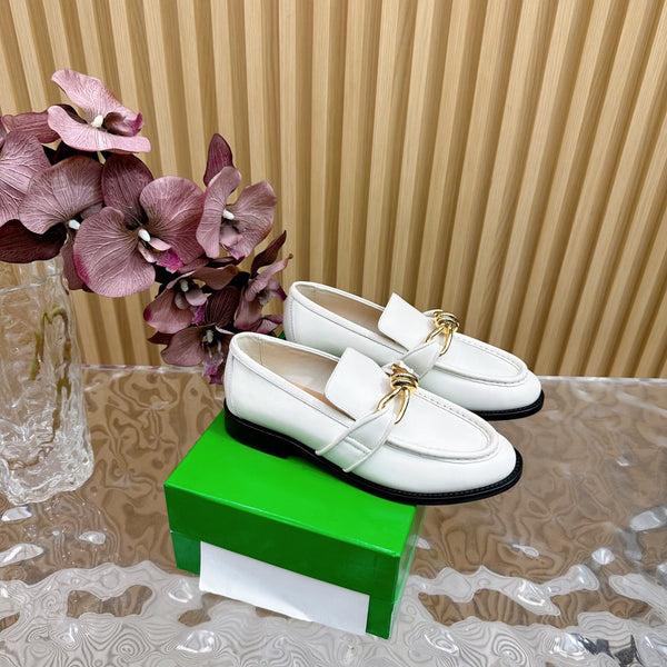 Mocassino BV Astaire in pelle di agnello bianca Ghw 925635