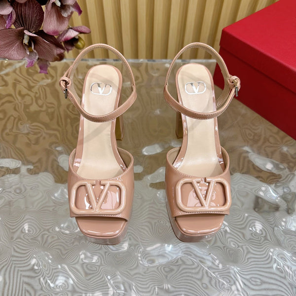 VT High Heels Sandals 110mm Nude Calfskin 286480