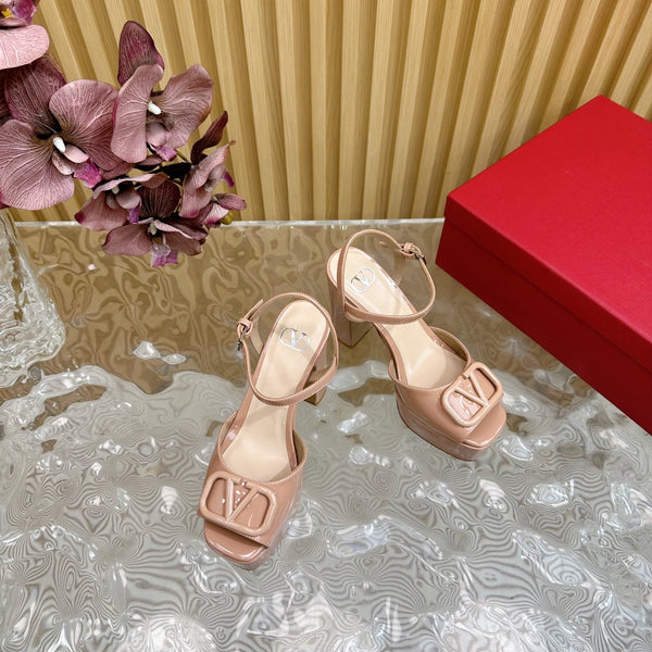 VT High Heels Sandals 110mm Nude Calfskin 286480