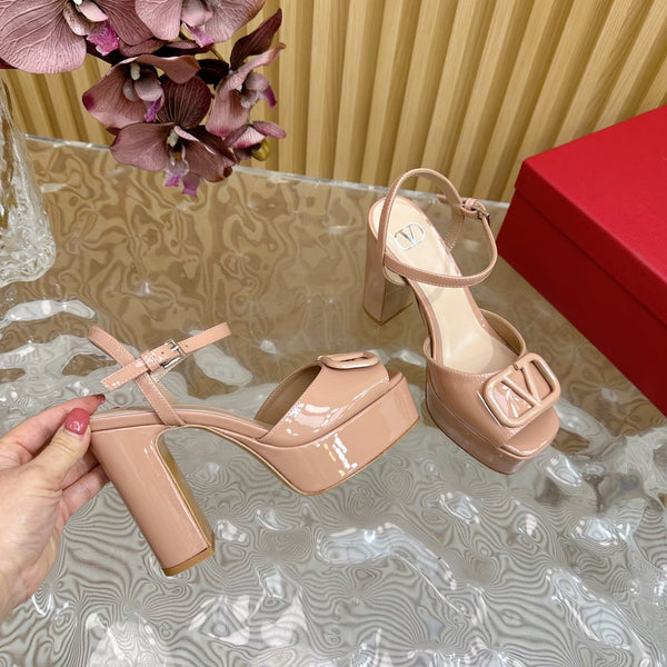 VT High Heels Sandals 110mm Nude Calfskin 286480