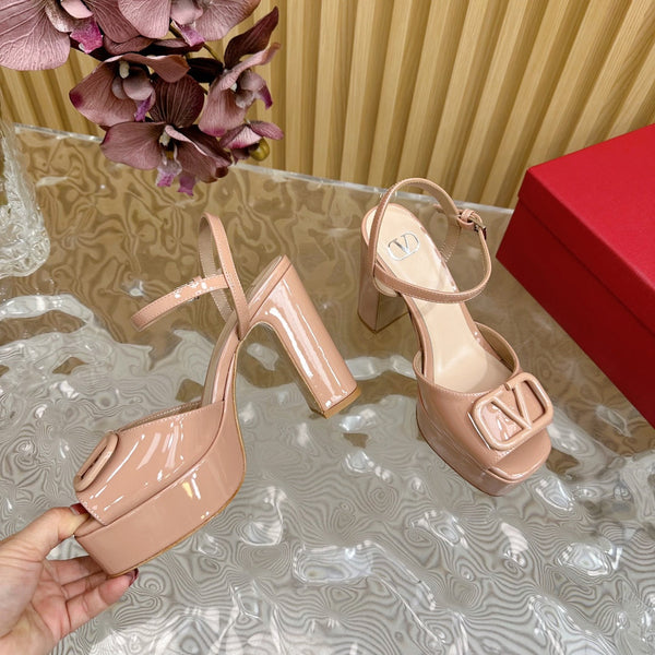 VT High Heels Sandals 110mm Nude Calfskin 286480