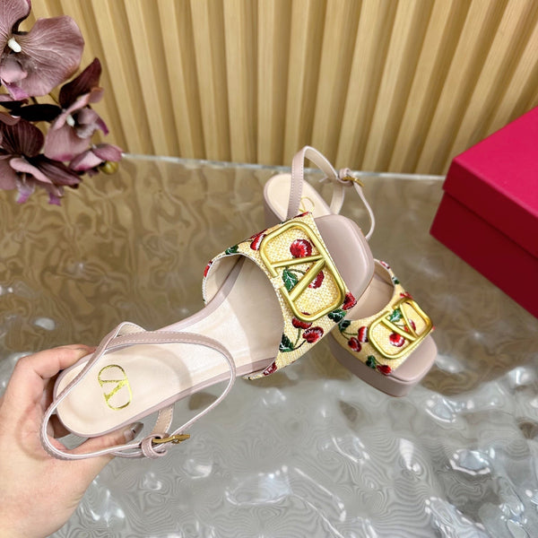 VT 2025 Sandali con tacco alto 110mm Pelle di vitello color carne 286487