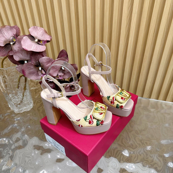 VT 2025 Sandali con tacco alto 110mm Pelle di vitello color carne 286487