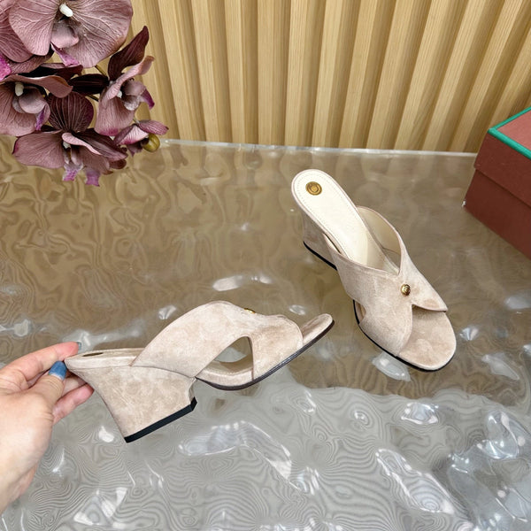 LP Vera Heeled Sandal Whisper White Sheepskin 307965