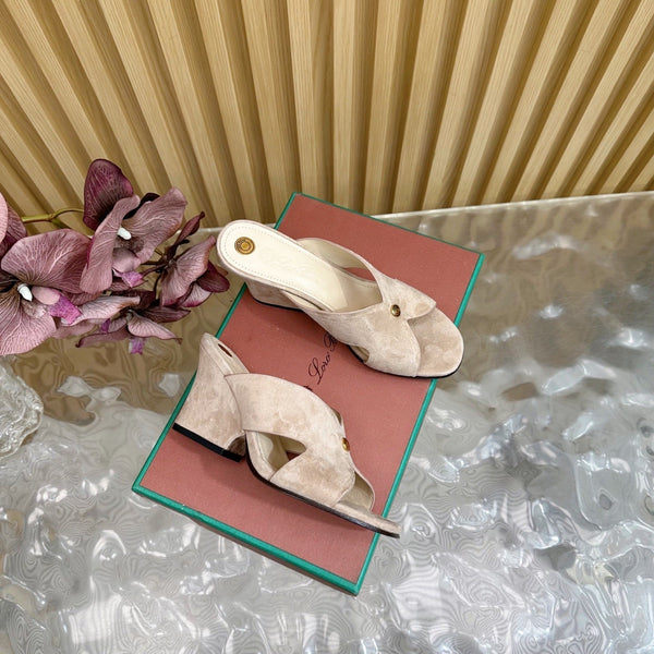 LP Vera Heeled Sandal Whisper White Sheepskin 307965