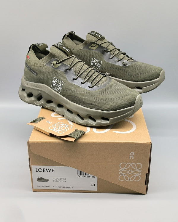 SNEAKER CLOUDTILT IN POLIESTERE RICICLATO VERDE ALGA