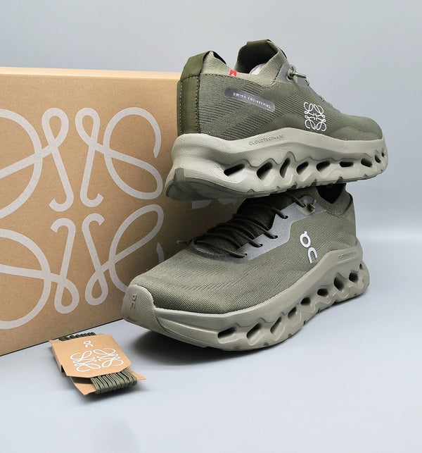 SNEAKER CLOUDTILT IN POLIESTERE RICICLATO VERDE ALGA