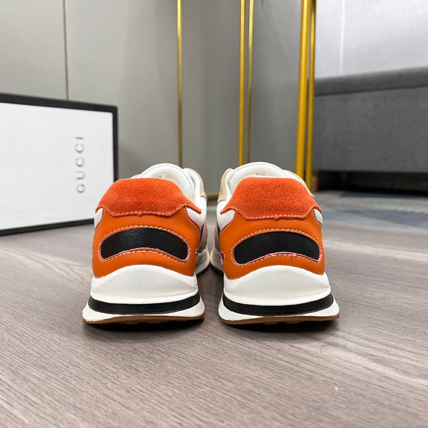 GG Men's Ace Bee Sneaker Multicolor Suede Cowhide 487717