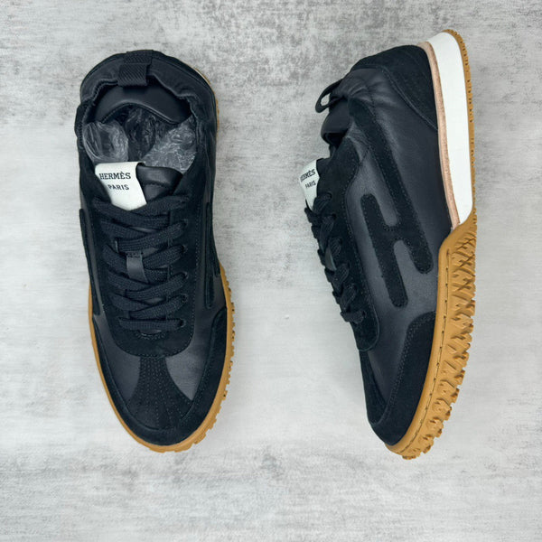 HM Men's Jet Sneaker Black Suede 656859