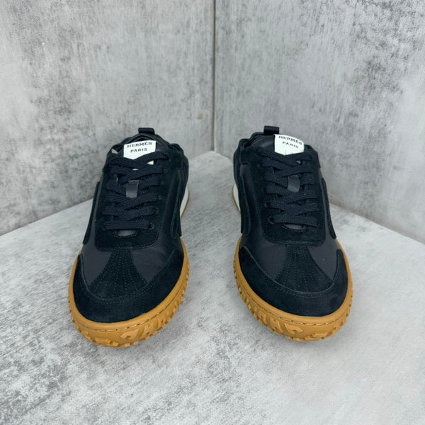 HM Men's Jet Sneaker Black Suede 656859