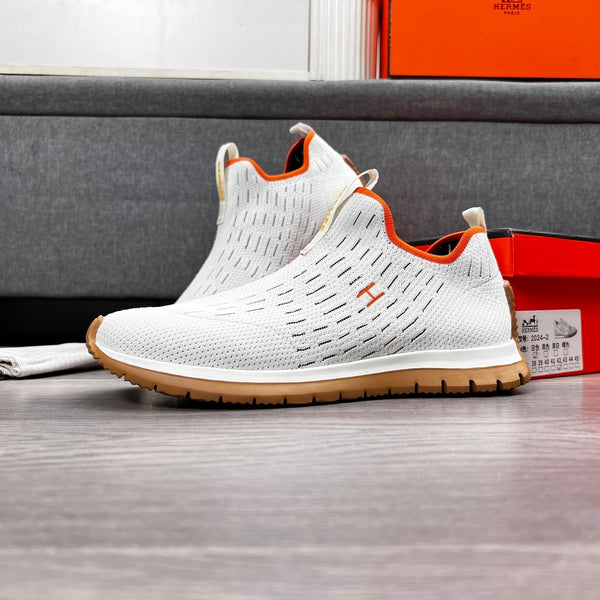 Sneaker Eclair da uomo HM, bianche, Flyknit, 664796