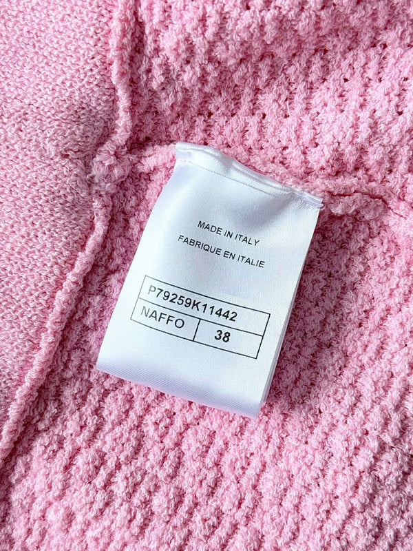 Chanel 25P Mini Skirt Pink Tweed 237296