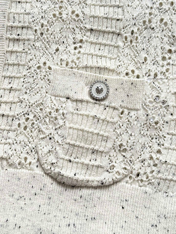 CC 25 Gilet en laine beige