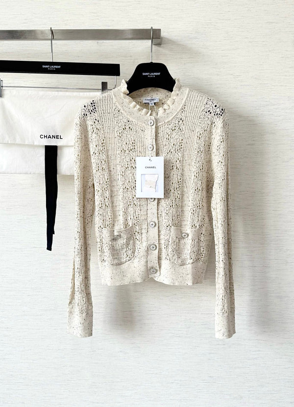 CC 25 Gilet en laine beige