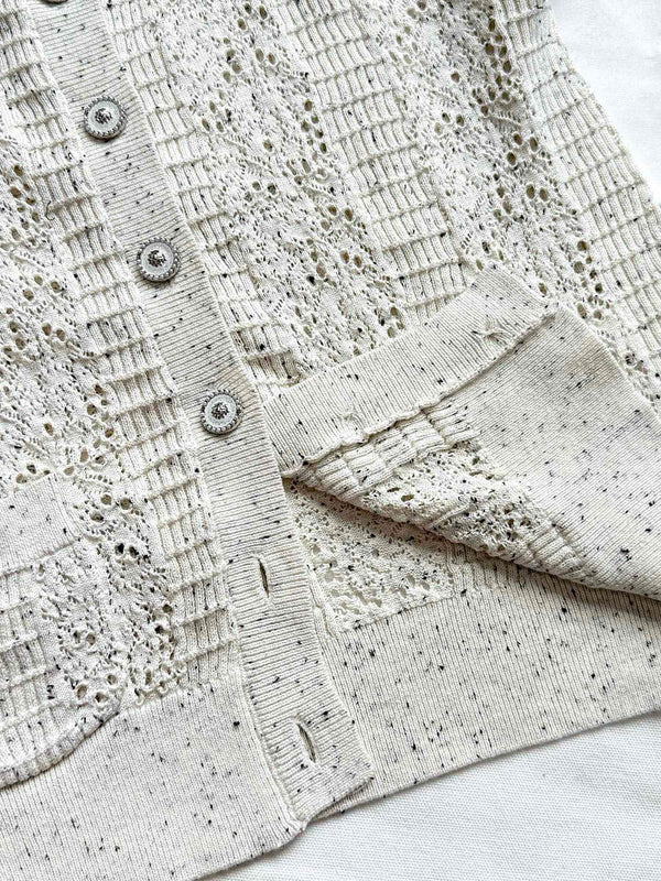 CC 25 Gilet en laine beige