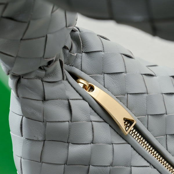 piccola jodie 48 in pelle di agnello grigia