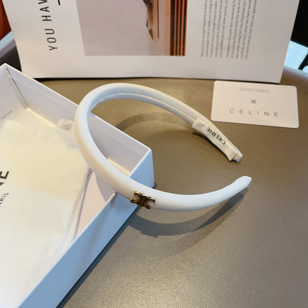 WHITE FABRIC HAIRBAND 425457