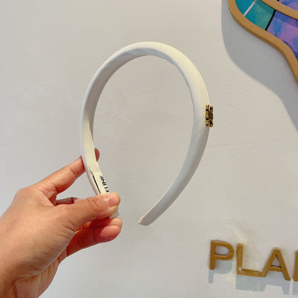 WHITE FABRIC HAIRBAND 425457