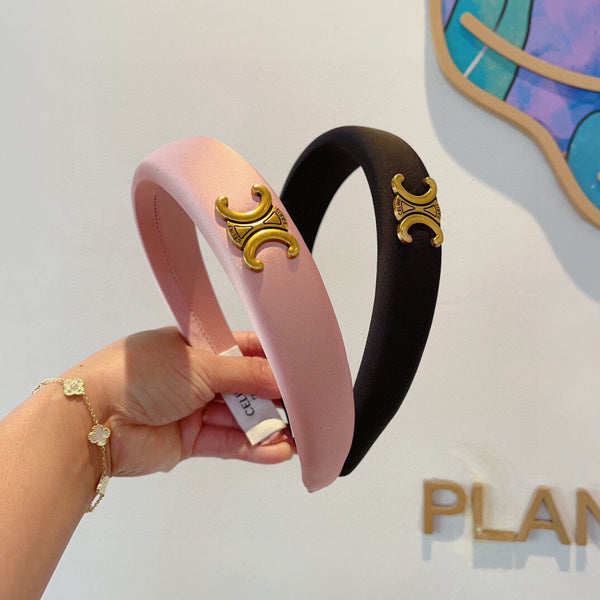 BLACK FABRIC HAIRBAND 432748