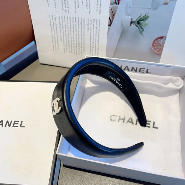 BLACK LAMBSKIN HAIRBAND 432767