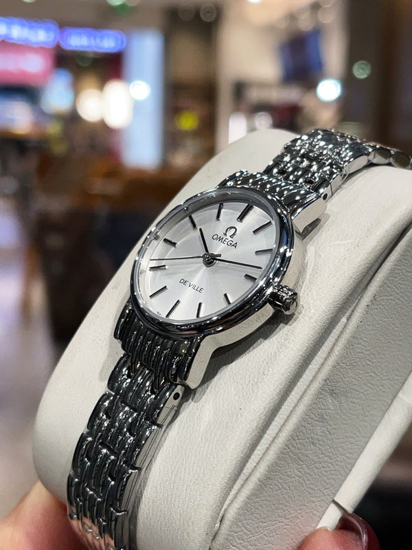 Omega De Ville 26mm Silver White Dial