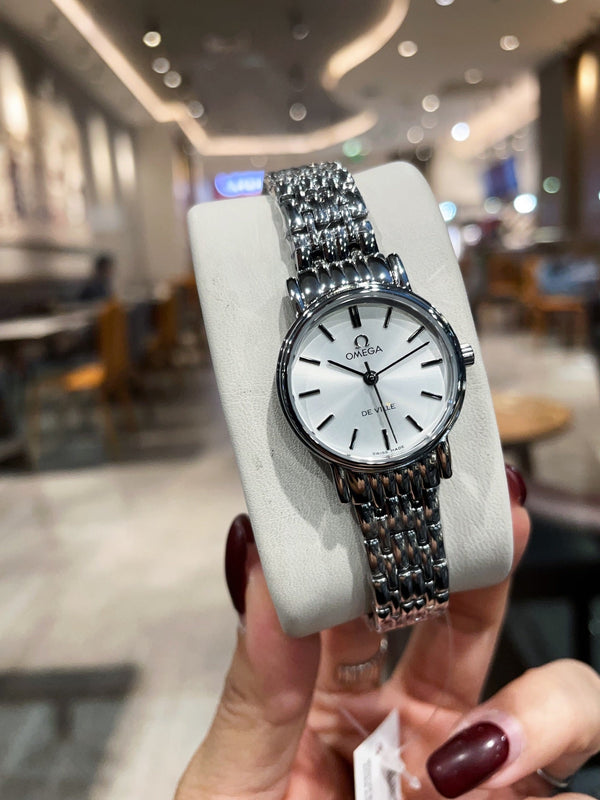 Omega De Ville 26mm Silver White Dial