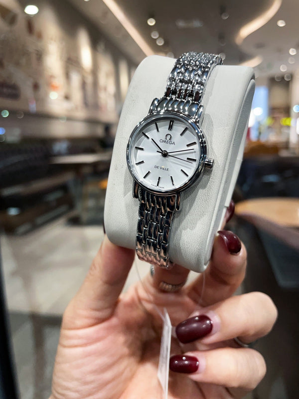 Omega De Ville 26mm Silver White Dial