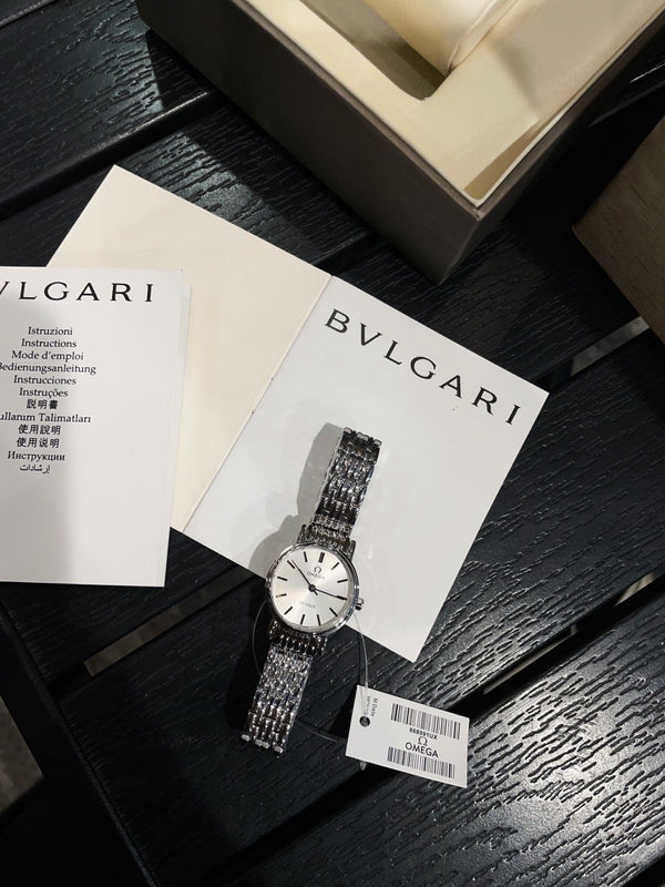 Omega De Ville 26mm Silver White Dial